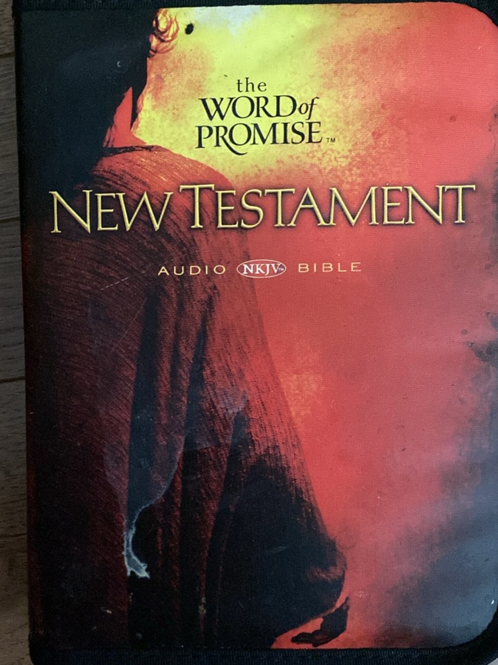 The Word of Promise New Testament Audio NKJV Bible - Red/Black